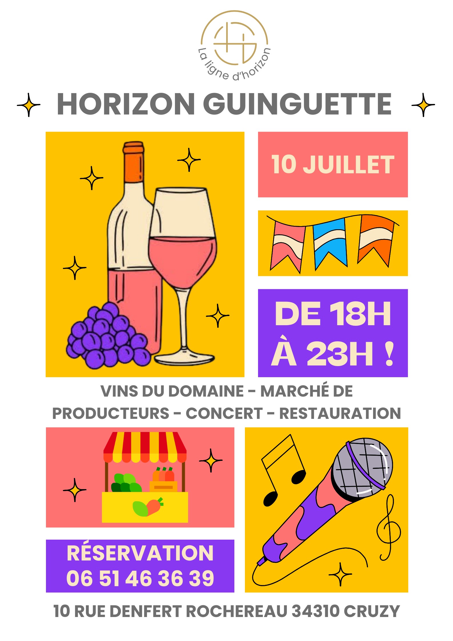Affiche guinguette